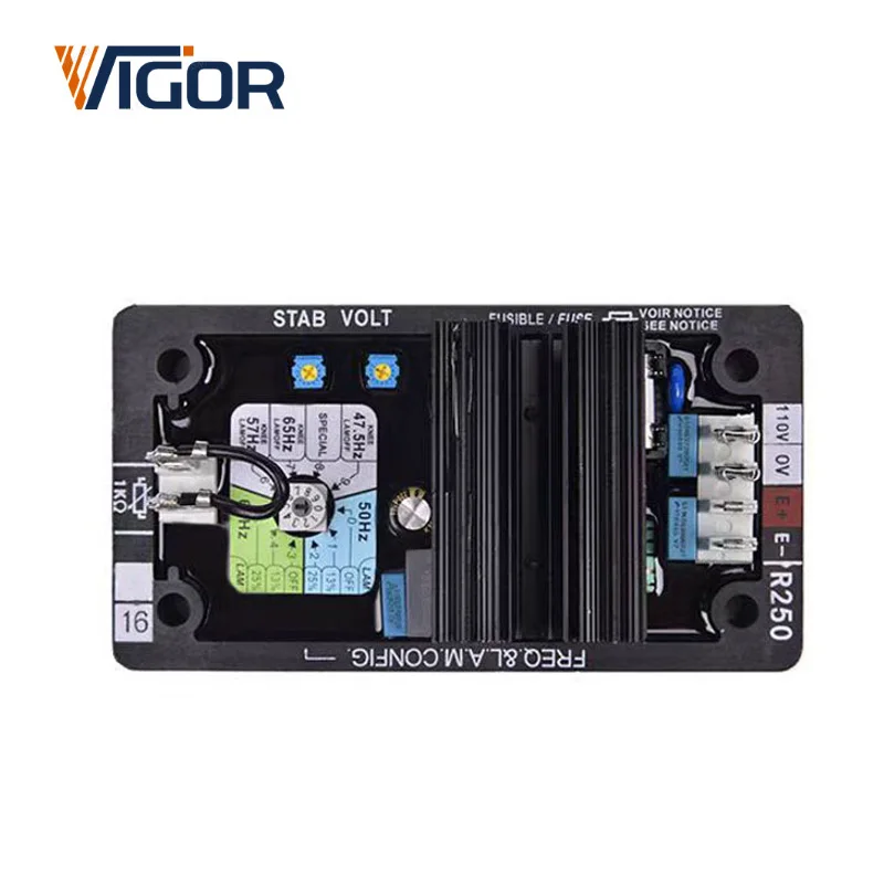 R250 AVR Automatic Voltage Regulator Brushless Diesel Generation Voltage Adjuster System Set Accessories Generator Parts