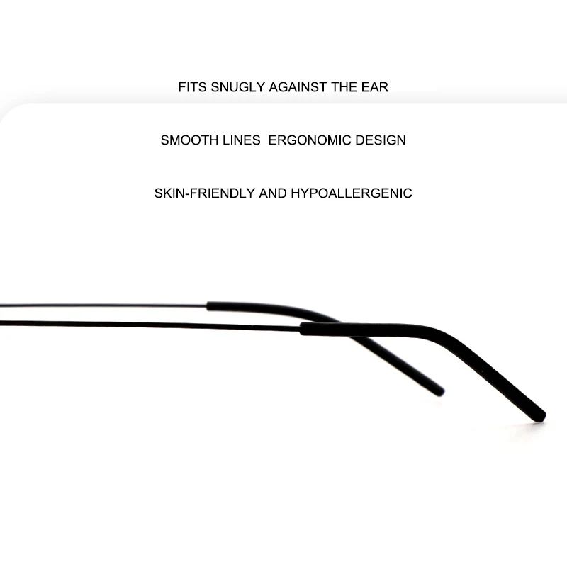 Luxury Thin-Rimmed Pure Titanium Glasses Frames Screwless Ultra-Lightweight Eyeglasses Men's Business Casual Spectacles