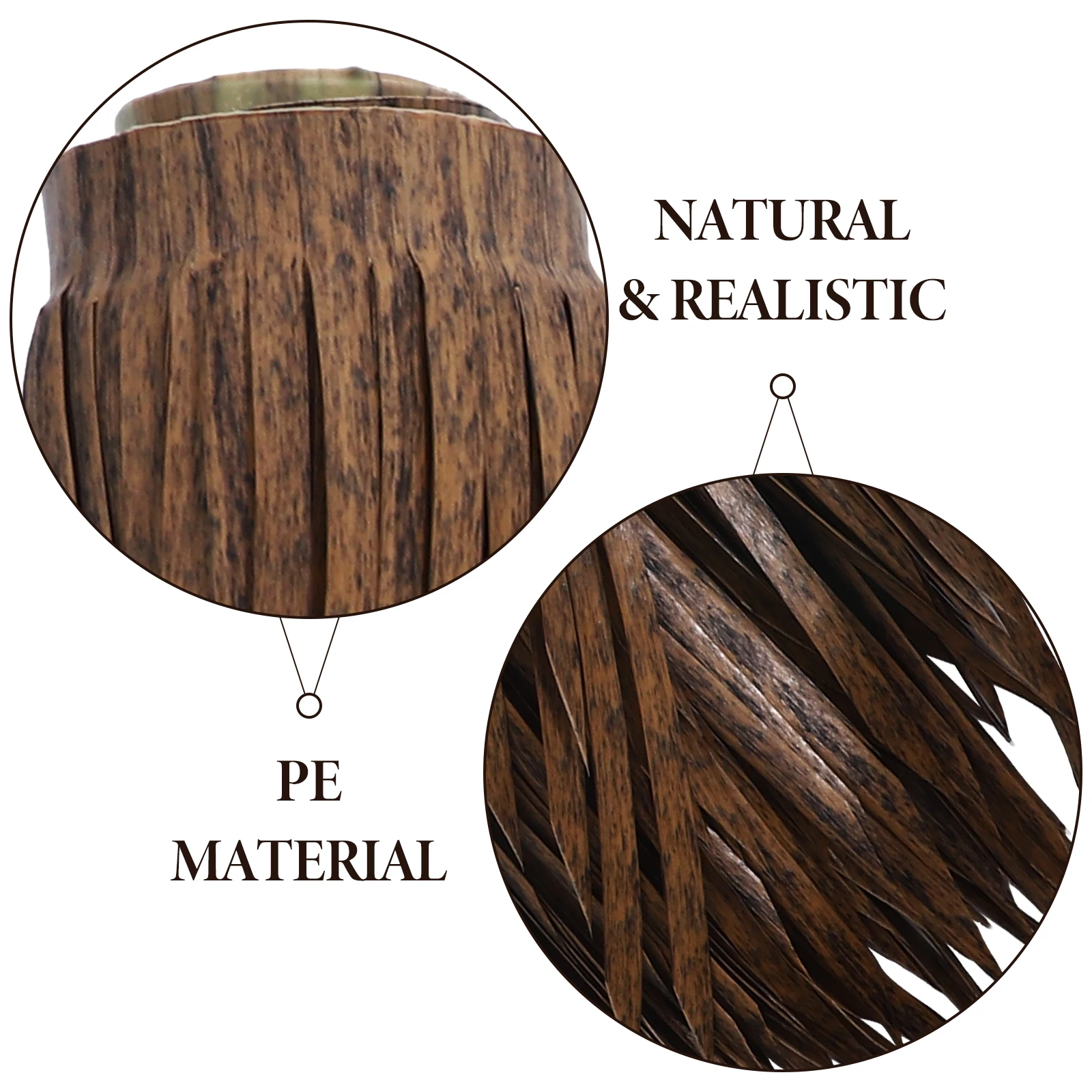 

Garden Simulated Artificial Straw Decoration Lifelike Landscaping Roofing For Patio Balcony Diy Fake Cover Synthetic Thatch