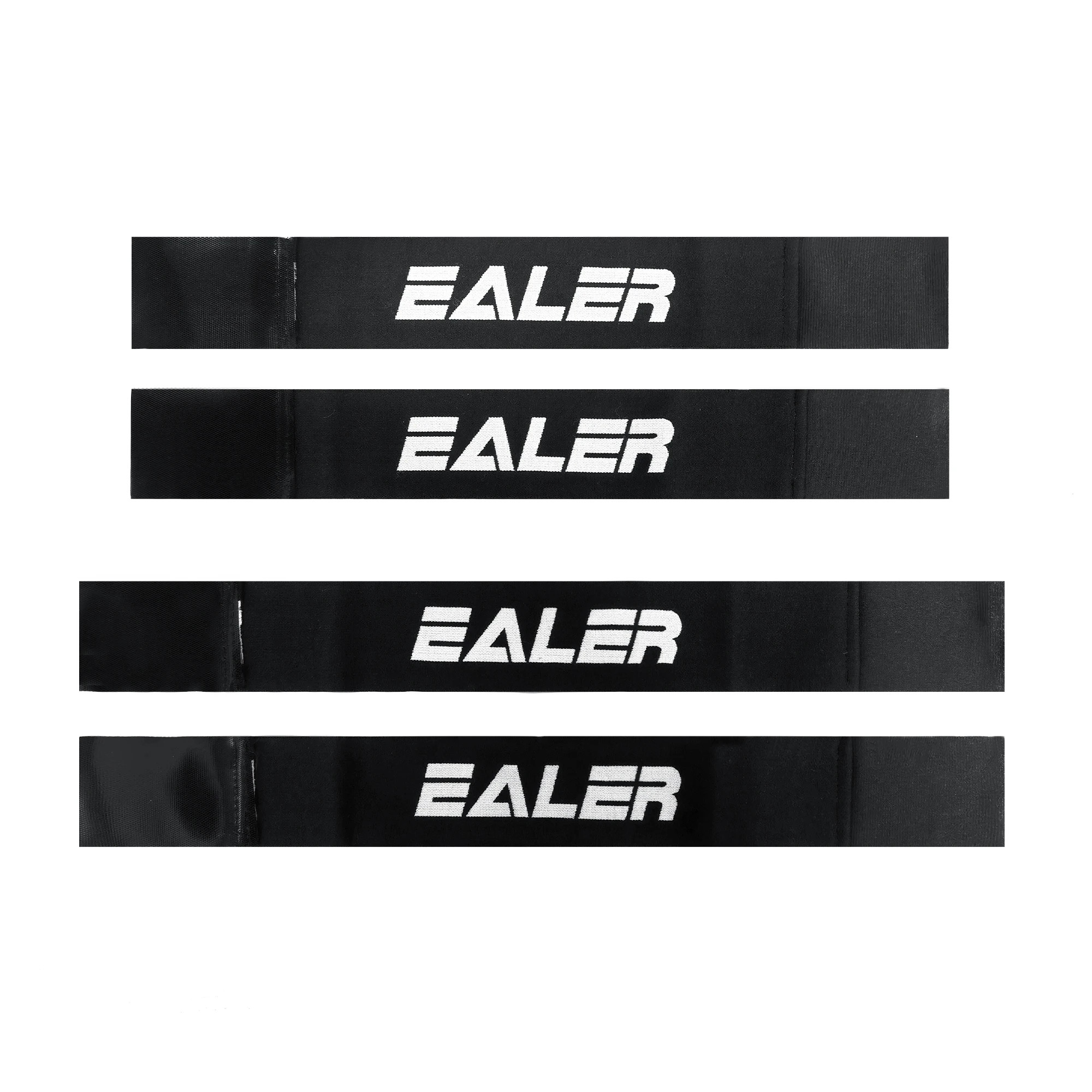 EALER Heavy Duty Hockey Shin Straps for Easy Use (Black)