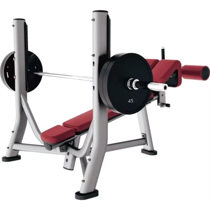 YTYIN Commercial Decline Weight Bench OEM ODM Heavy Duty Steel Frame Gym Free Weight Strength Training Equipment