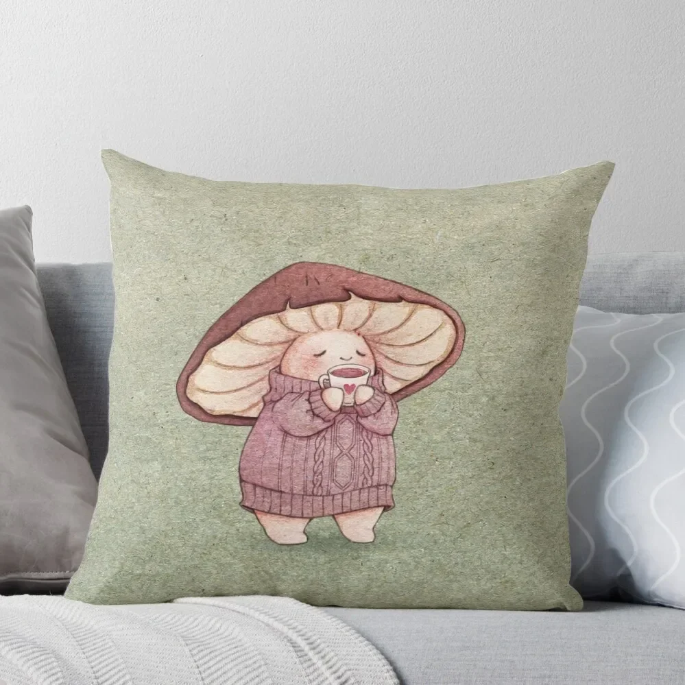 Sweater Weather and Tea Throw Pillow Elastic Cover For Sofa Sofa Cushion Cover Pillow Case Ornamental Pillow