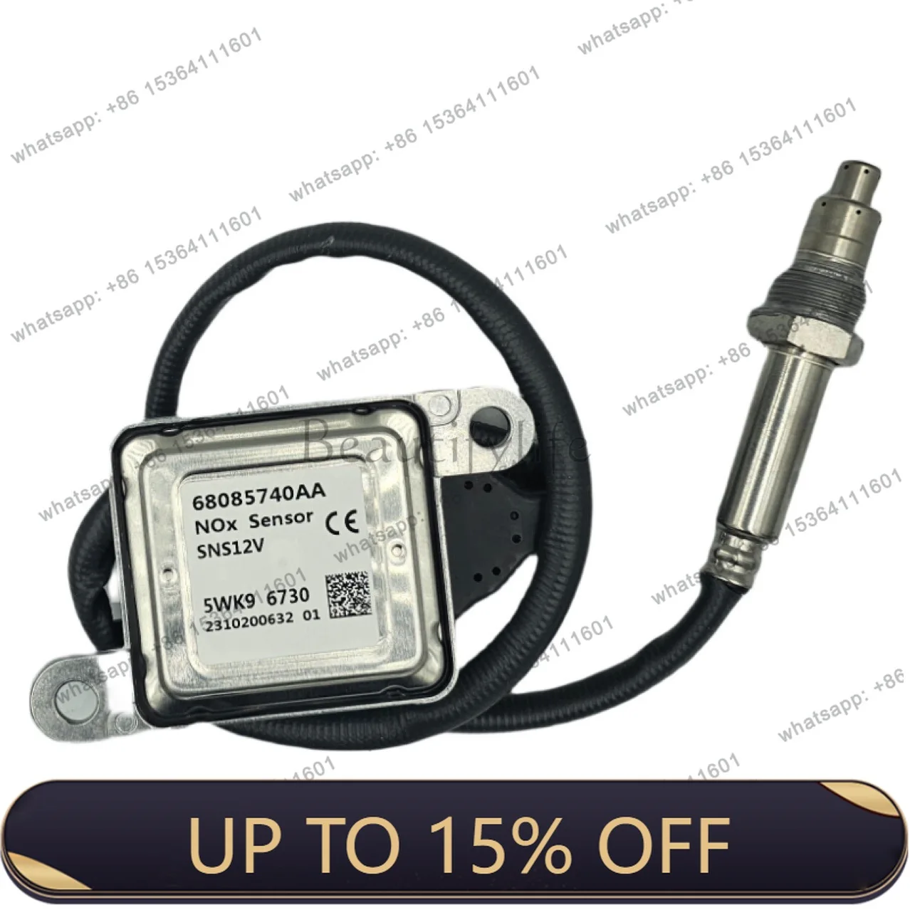 LX Cross Border Nitrogen Oxygen Sensor 5WK9 6730 66085740AA NOX SENSOR Auto Parts
