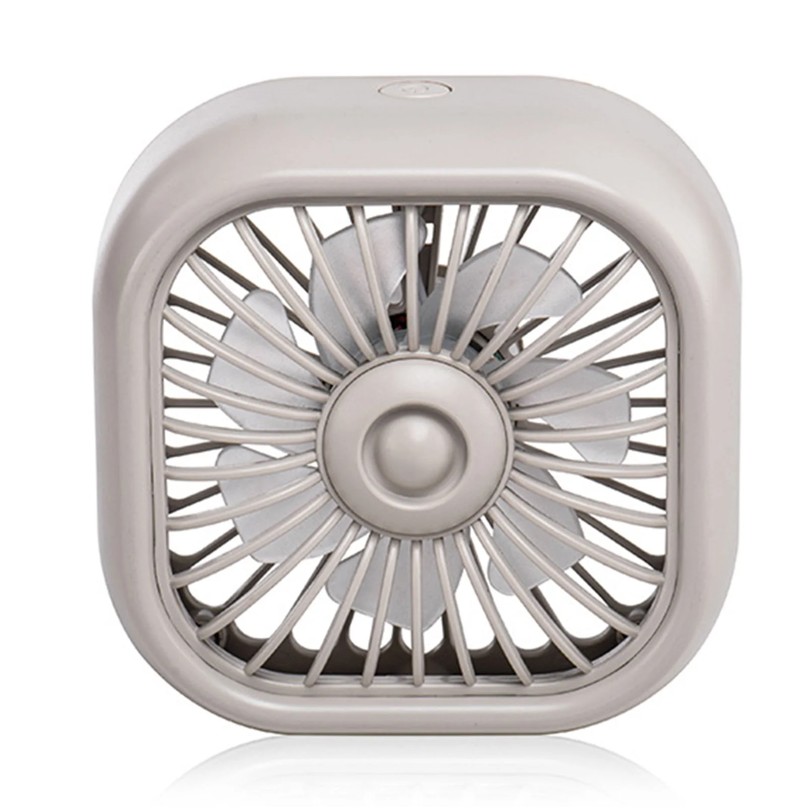 Car Air Vent Mount Fan Colorful Light 3 Wind Speed Low Noise USB Cooling Fan for Vehicles