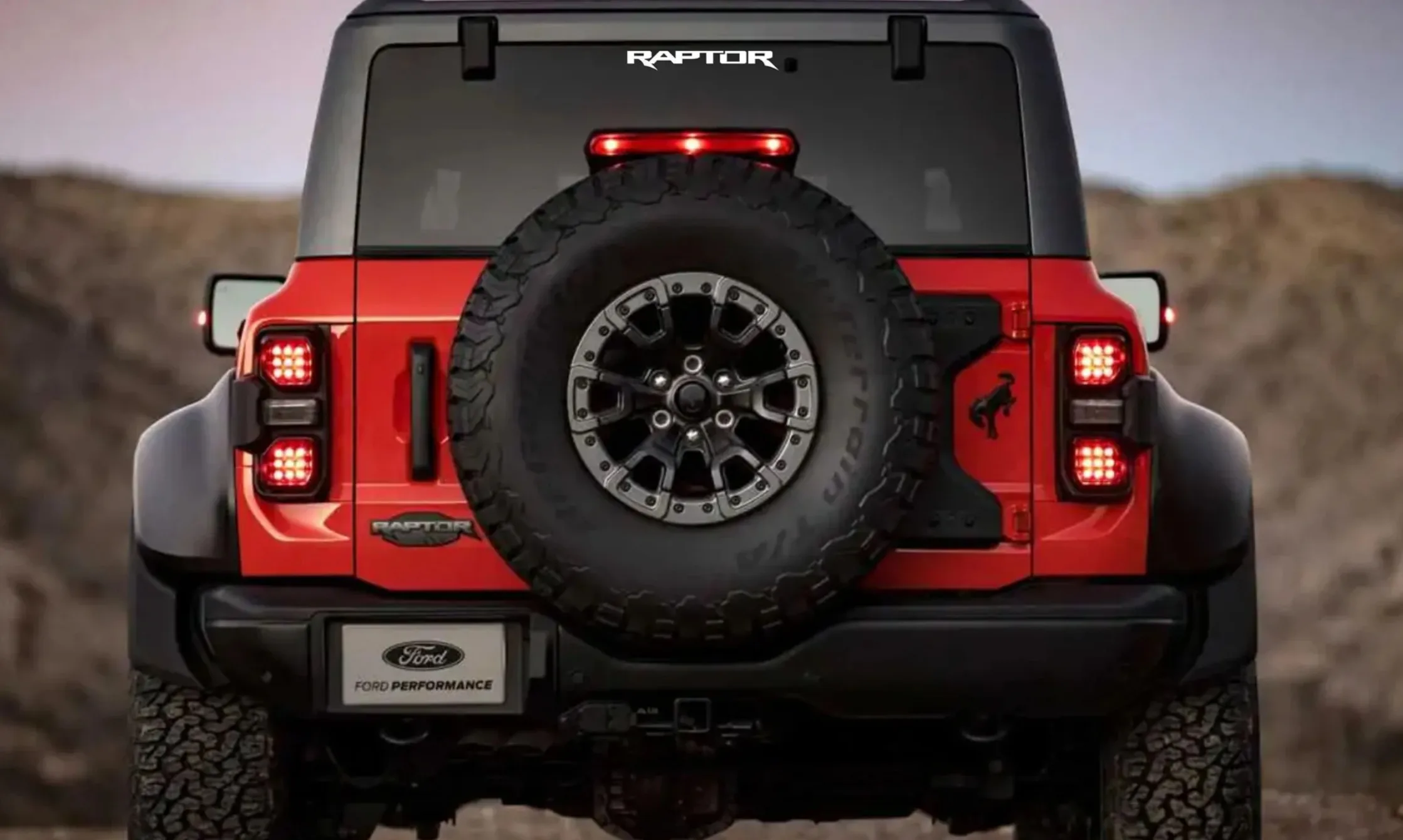 

Bronco RAPTOR decal bumper sticker available in different colors for car home front door laptop game consoles