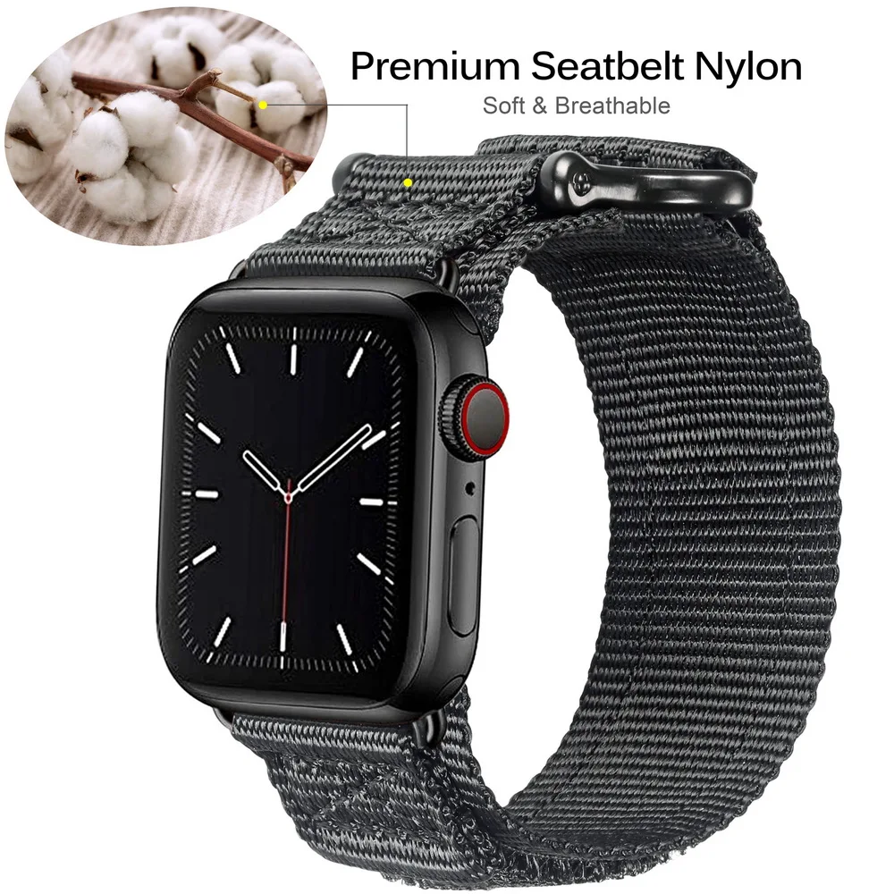 HEMSUT Watch Band Compatible With Apple Ultra 45MM 49MM Sport Nylon Wrist Straps For Se 8 40 41MM  Iwatch 7 5 6