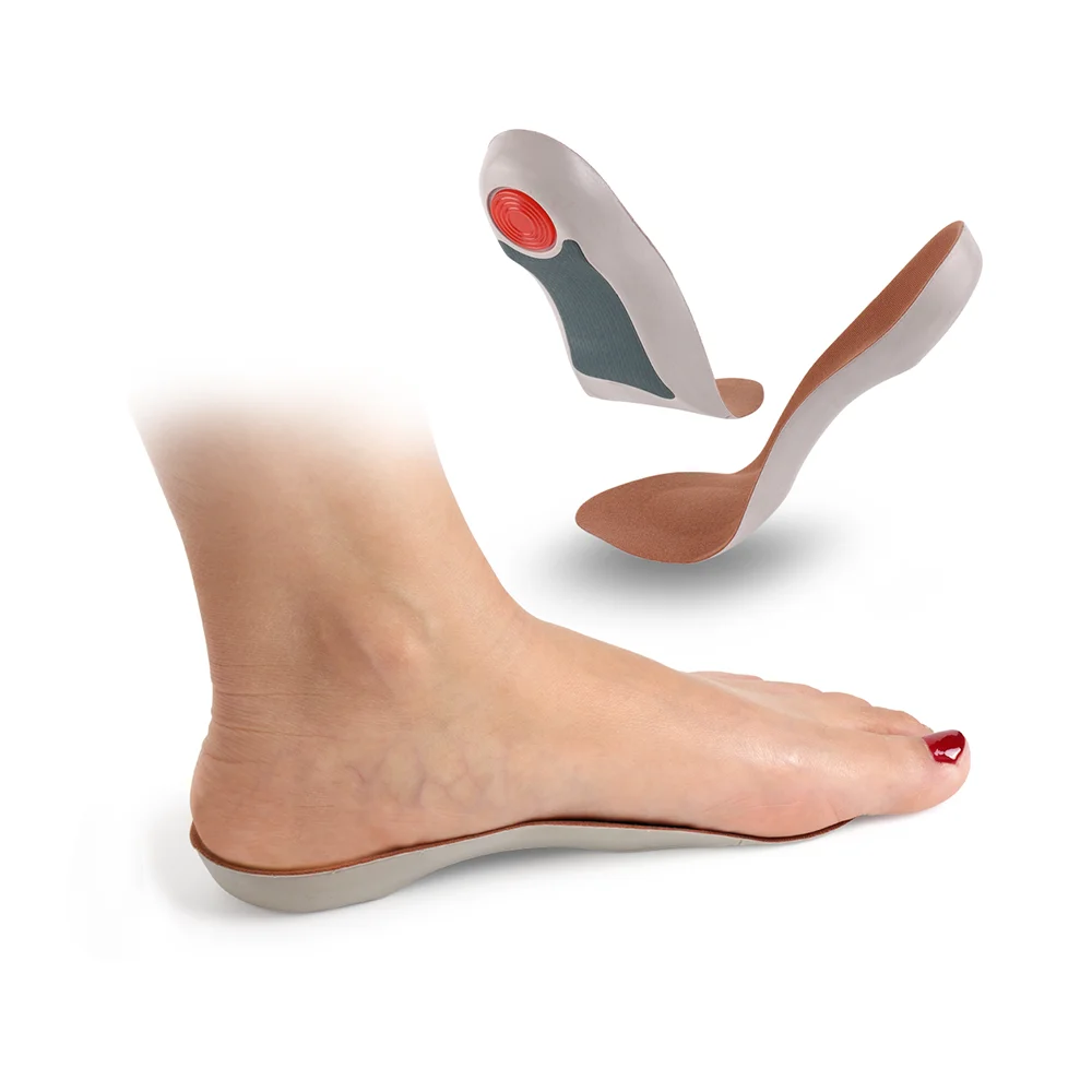 Corrective half size insole seven point insole flat arch support corrective insole sweat absorbing sports insole