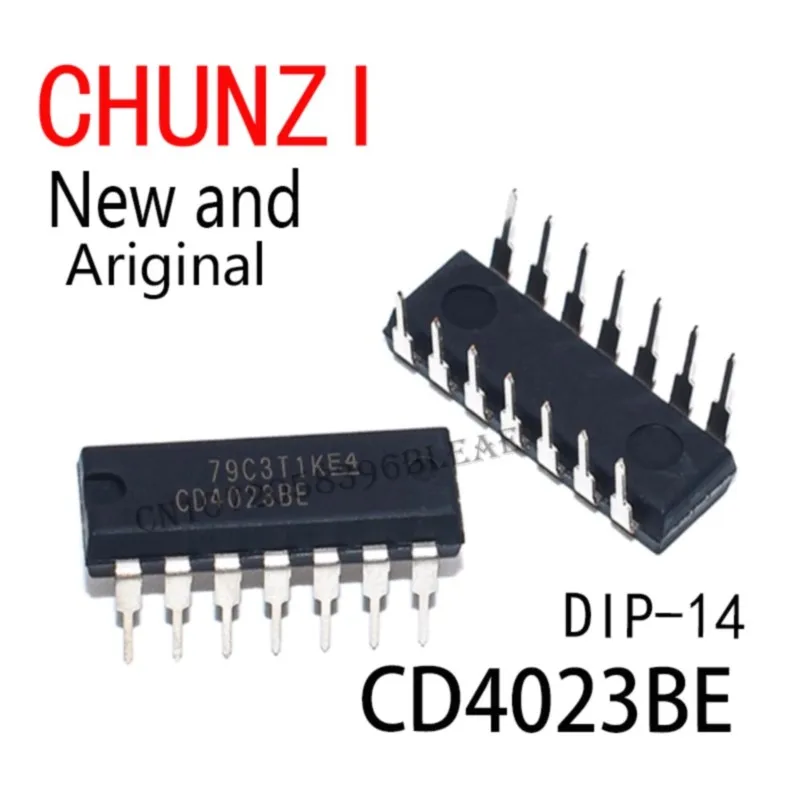 10PCS New and Original CD4023 CD4023BD DIP-14 CD4023BE