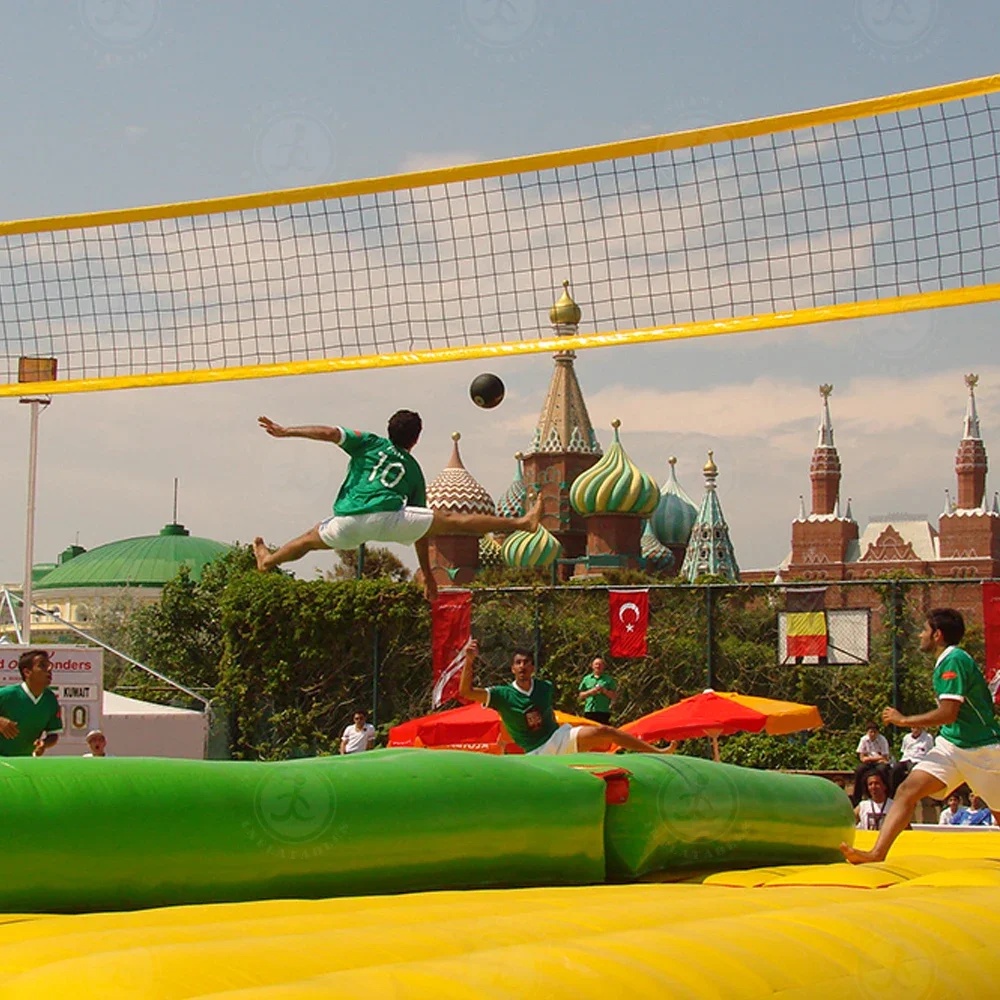 2026 Inflatable Trampoline Volleyball Court Outdoor Large Bossball Sports Venue