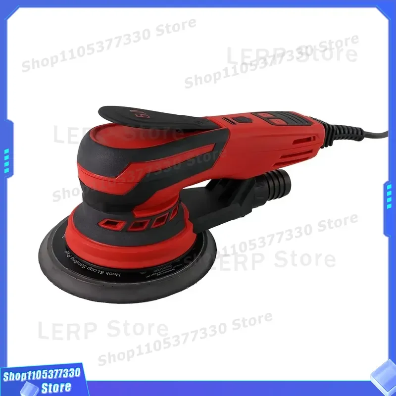 350W Brushless Random Orbit Sander 6 Inch Polisher with 5mm Track Width for Car Detailing Wood Sanding Professional Power