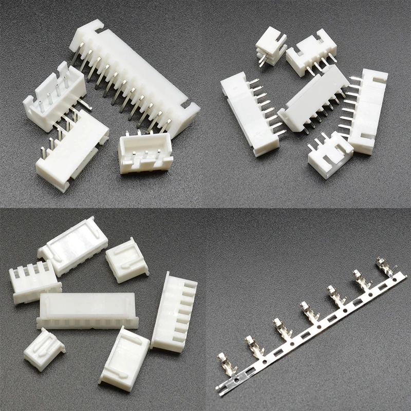YYT XH2.54 Straight pin Connector 2.54mm Pin Header 2P/3P/4P/5P/6P/7P/8P/9P/10P XH2A/3A/4A/5A/6A/7A/8A/9A/10A PA66
