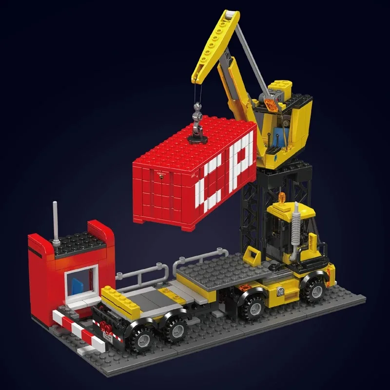 Mould King 12027 Remote Control EMD SD40-2 Diesel Locomotive Technical Train Building Block Assembly Car Brick Kids Toys