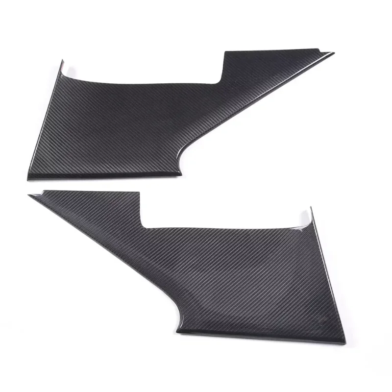 For SUBARU BRZ For TOYOTA 86 GR86 GT86 Real Dry Carbon Fiber 2022-2023 Door Panel Decorative Stickers Interior Modification