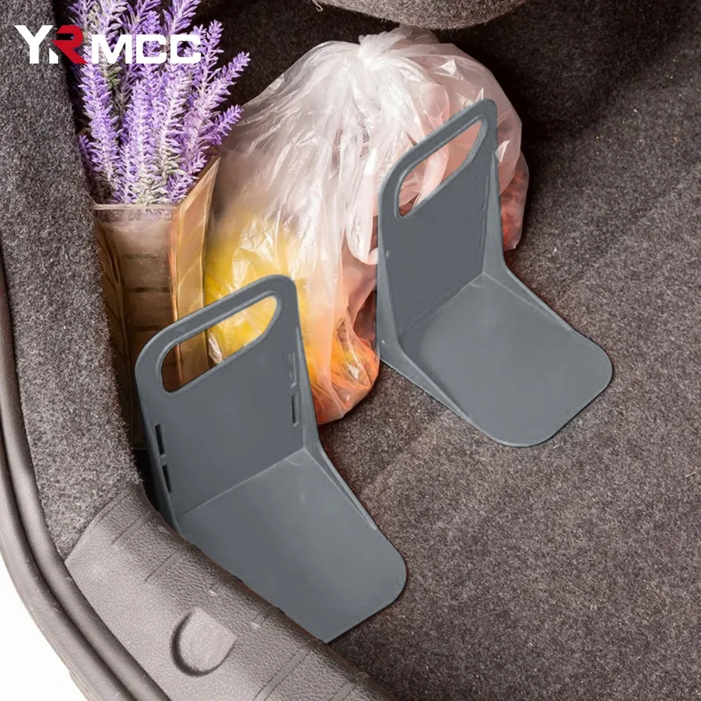 Car Trunk Storage Box Fixed Partition 1PCS Multifunctional Auto Trunk Fixed Rack Holder 2Size Shake-proof Fence Storage Holder