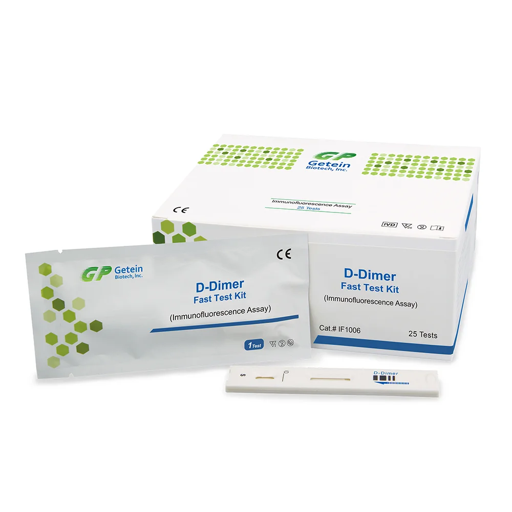 Wholesale D-Dimer  rapid test kit quantitative test for diagnostic POCT analyzer Getein 1100