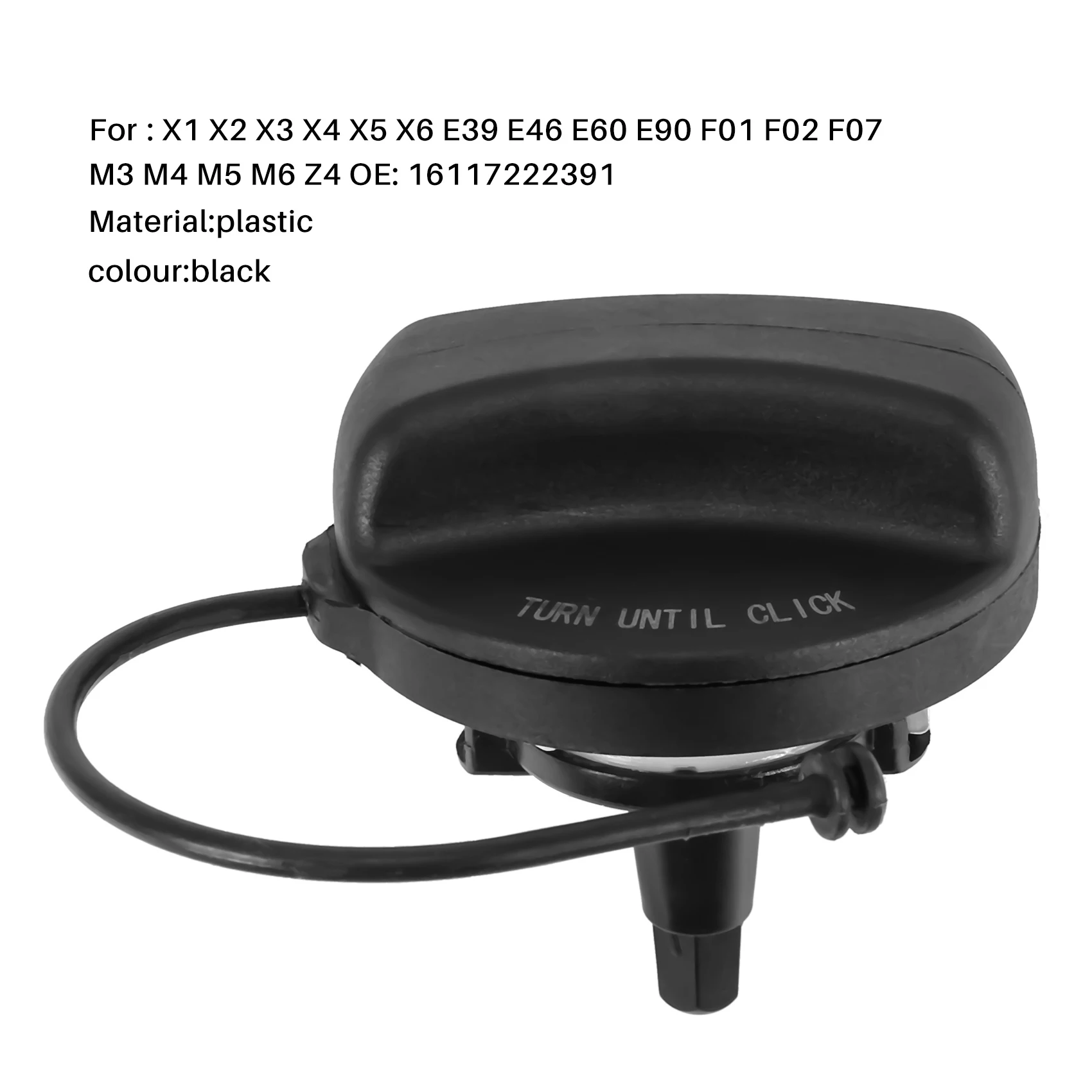 16117222391 Car Fuel Tank Cover Gas Cap for-BMW X1 X2 X3 X4 X5 X6 E39 E46 E60 E63 E65 E66 E70 E71 E90 F01 Mini Cooper