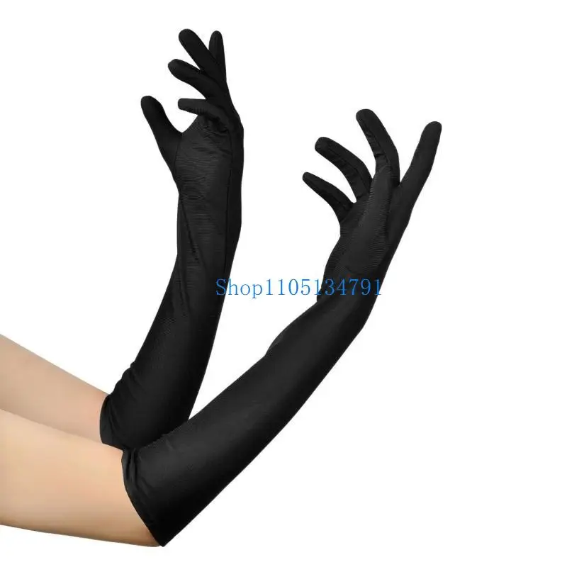 98km Cosplay Costume Accessory Set Retro Headband and Elegant Elbow Length Gloves