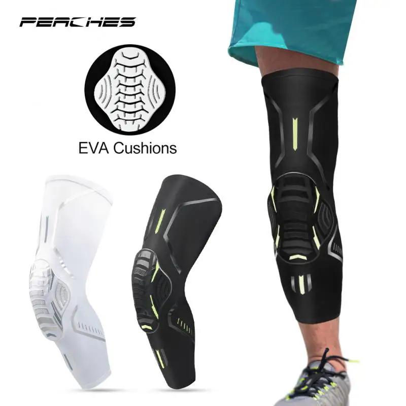 Compression Sports Knee Pads With High Elasticity Breathability Shock Absorption For Running Arthritis To Alleviate Joint Pain