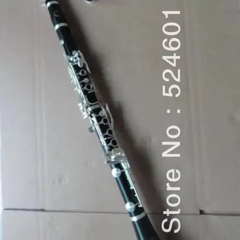 New SUZUKI Bb Clarinet  High Quality Drop B Tuning Sandalwood Ebony WOOD Clarinet Silver Plated Keys with Case