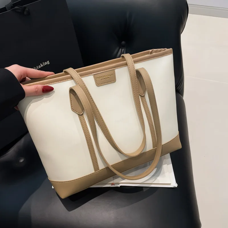 2025년 신상 미니멀리스트 토트백 여성용, 매우 넉넉한 숄더백, 매우 다재다능한 캐주얼 핸드백, 넉넉하고 매우 세련된 ​