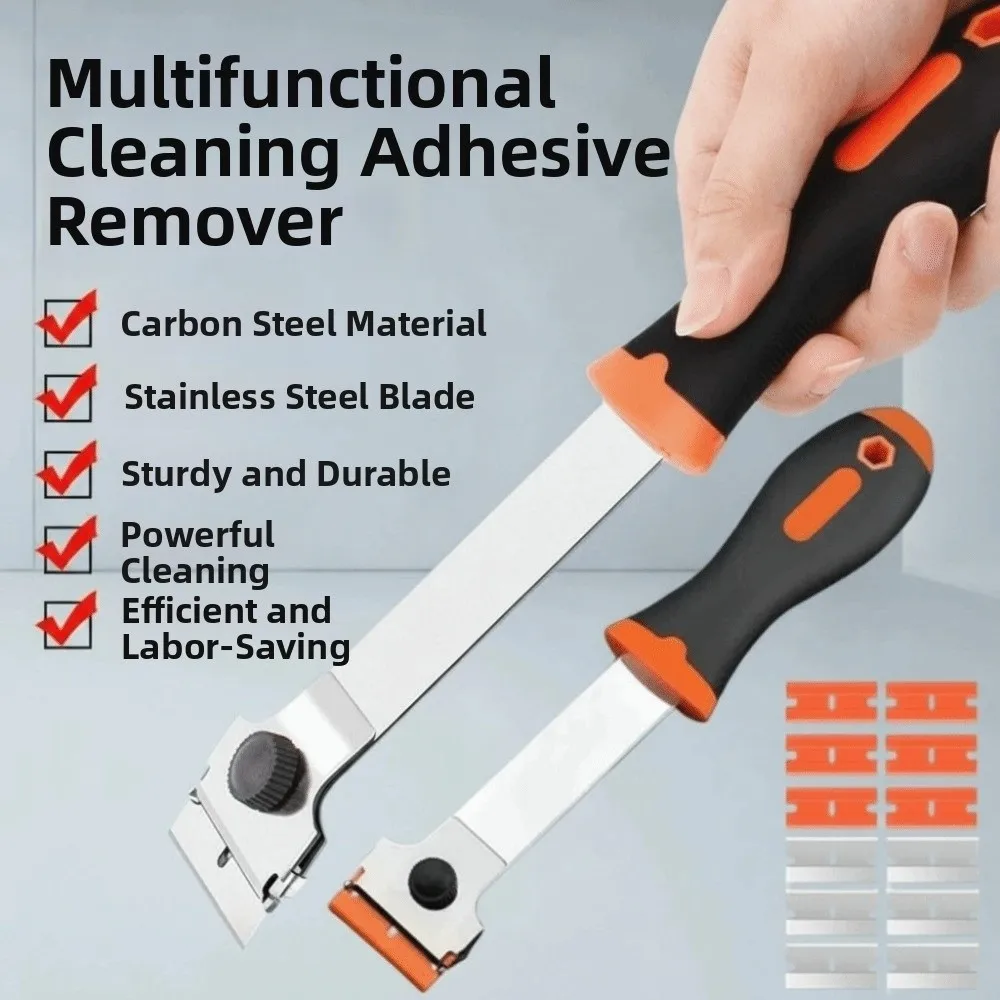 With Ergonomic Handle Paint Scraper Tool Carbide Reusable Tape Paint Remover Anti-Slip Durable Putty Scraper