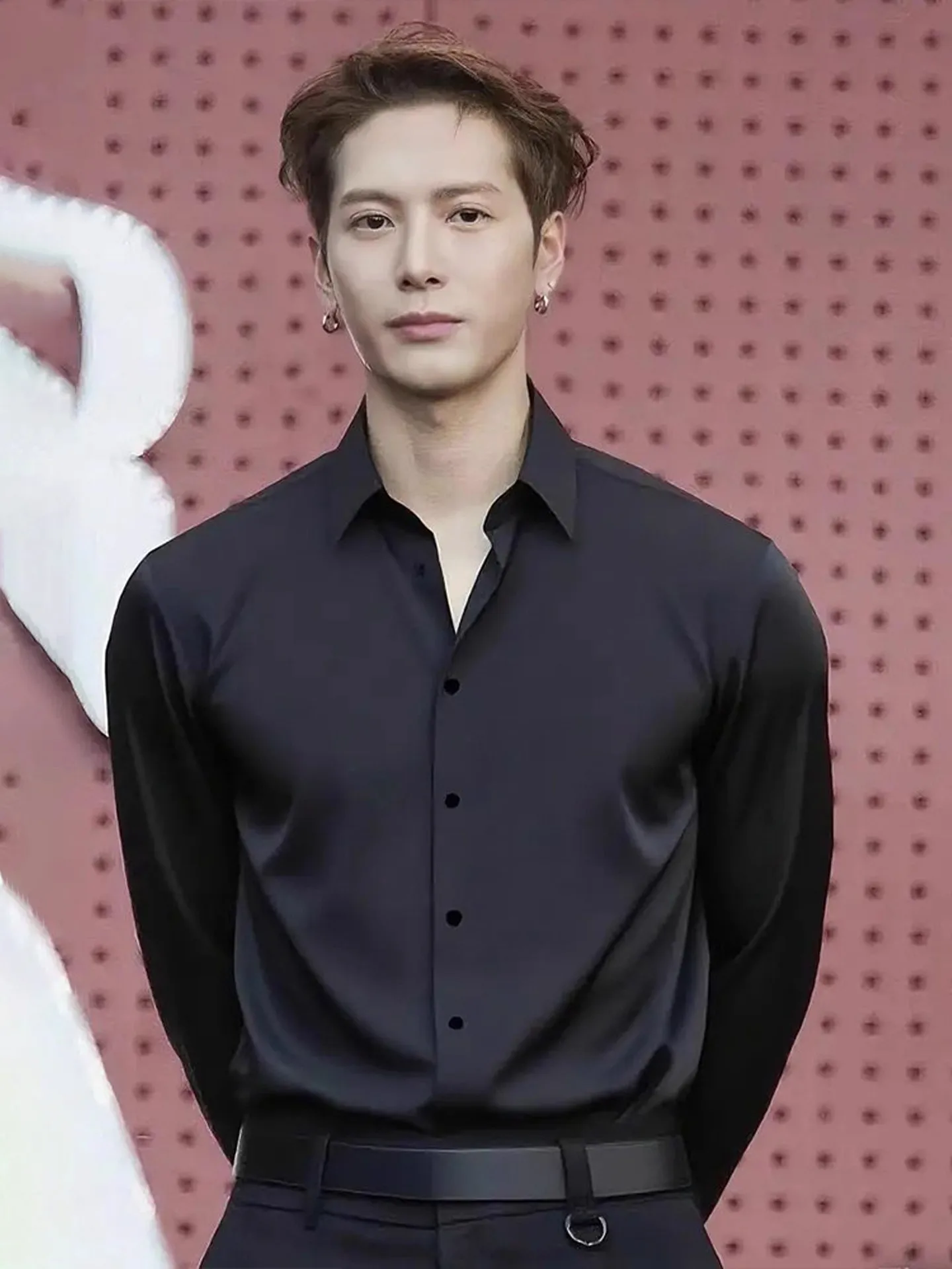 

Bla Long Sve irt for Men Casual Sle Father of Naples Inner Wear irt Faionable And Haome Loose Fit Polyester B...