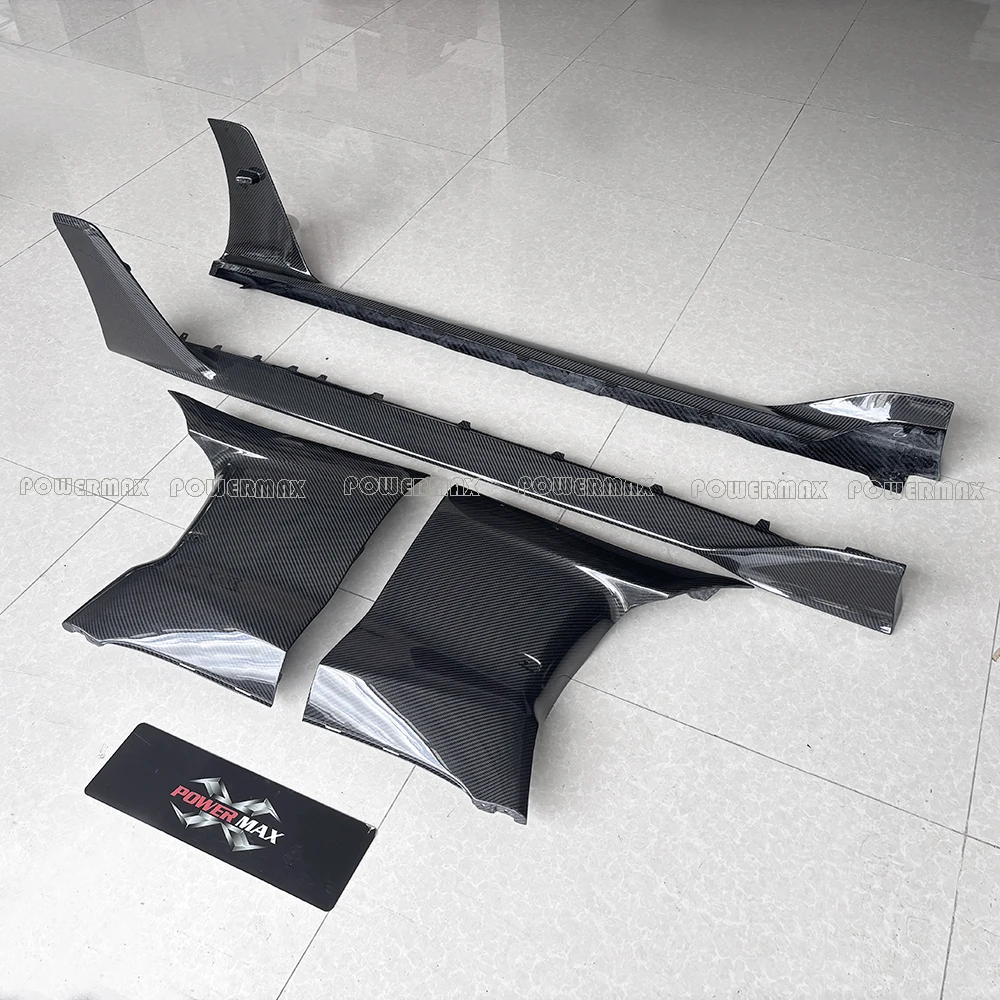 Wholesale Real Carbon Fiber Ad V2 Style Side Skirts and Fenders for Supra A90 A91 MKV High Quality