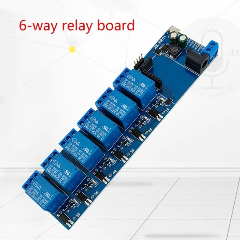 Upgraded Voice Recognition Module with 6 Speech Recognition Voice Control Board Suitable for Household Compact Top Sale