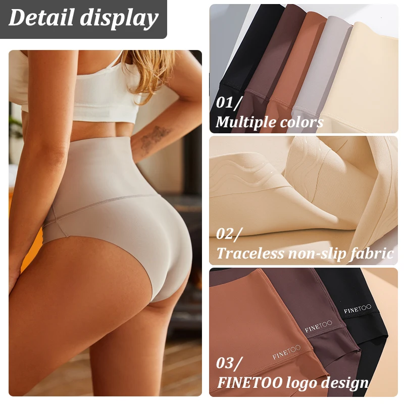 5PCS/Set Seamless High Waist Bodyshaper Panties for Women Sexy Tummy Underwear Slimming Shapewear Elasticity Intimates Lingerie