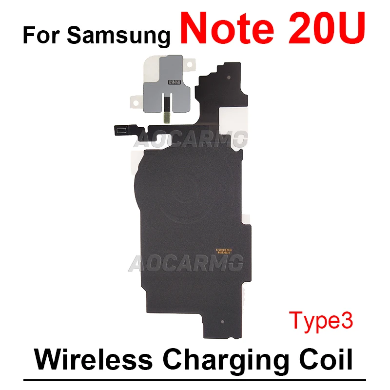 For Samsung Galaxy Note 8 9 10 Plus 20Ultra Wireless Charging Induction Coil NFC Module Flex Cable Replacement Parts