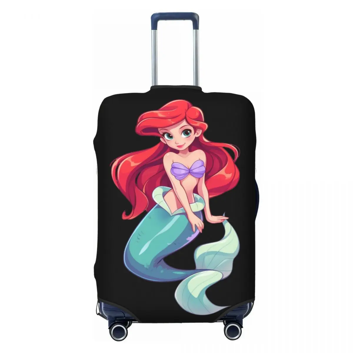 

Custom Custom The Little Anime Mermaid Cartoon Luggage Cover Protector Washable Travel Suitcase Covers