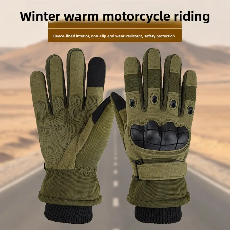 gants-de-cyclisme-chauds-pour-l'hiver-compatibles-avec-les-ecrans-tactiles-antiderapants-resistants-a-l'usure-en-polaire-a-doigts-entiers-gants-tactiques-pour-sports-de-plein-air-pour-hommes-et-femmes