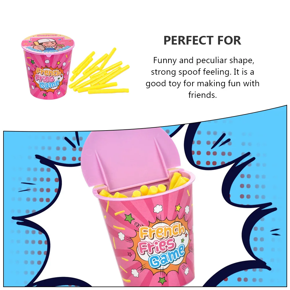 

Response Ability Toys Fake French Fries Play Food Party Game Fry Funny for Plastic Fast Child