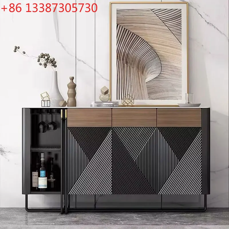 

Американский светлый роскошный обеденный боковой шкаф на противоположную дверь и входной шкаф современный и простой.