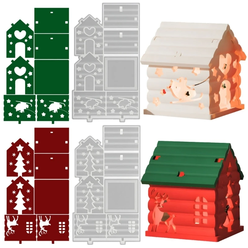 

H7EB Multi Purpose Silicone Cottage Mold Detailed DIY Crafting For Most Kids Adults