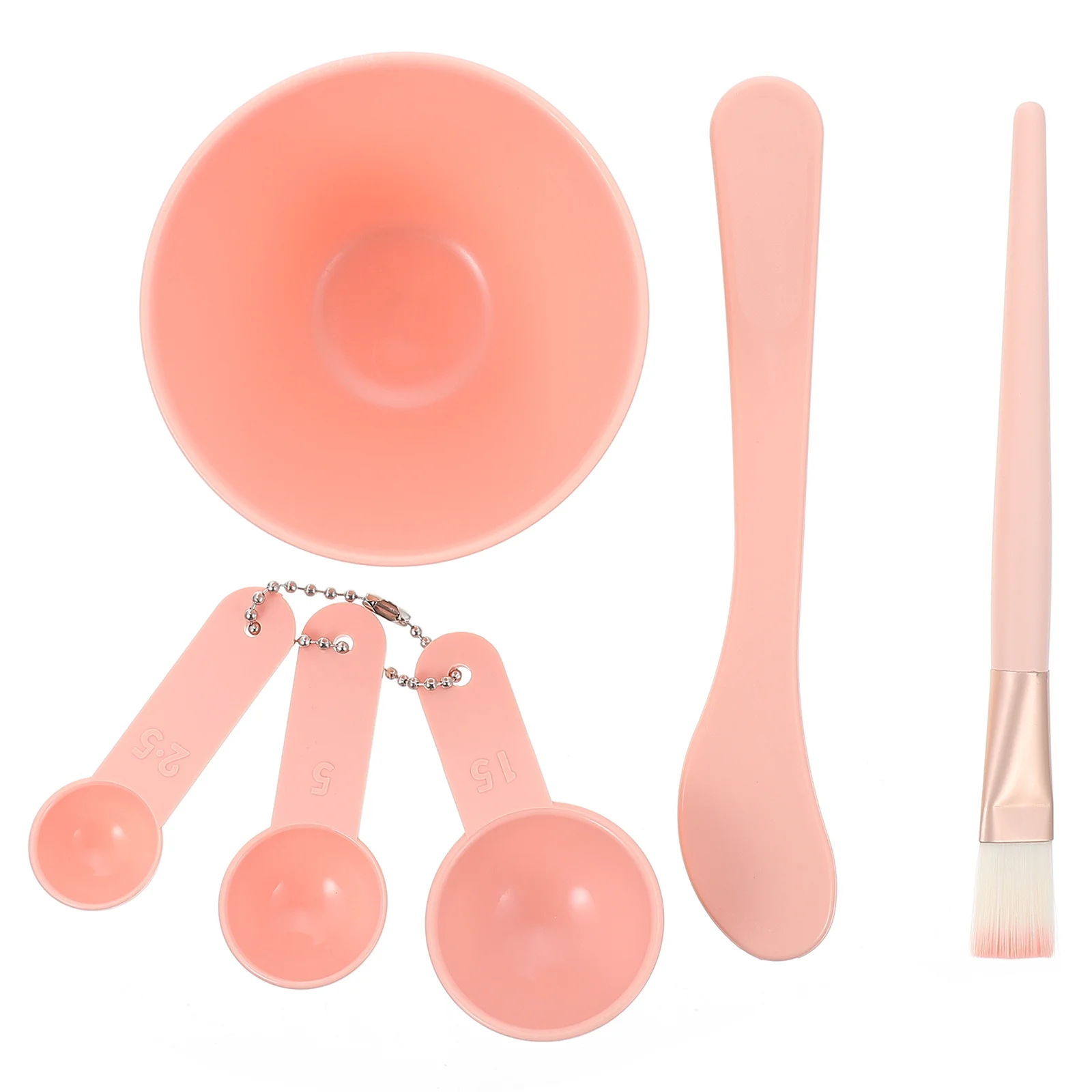 6Pcs Gesichts Maske Schüssel Sets PP Pe Material Kompakte Mischen Bar Löffel Pinsel Werkzeug Sets für Gesicht Pflege Frauen schönheit Werkzeuge