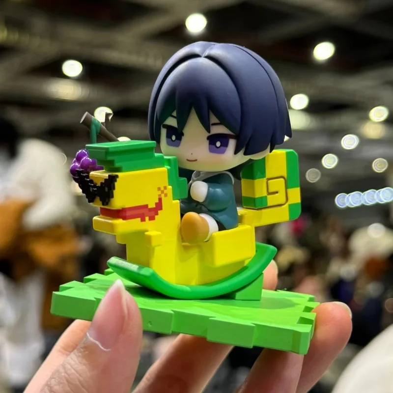 

New Genuine Mihoyo Official Genshin Impact Tongmeng Qizhen Series Q-Style Lucky Gift Box Designated Desk Decor Toy Gift