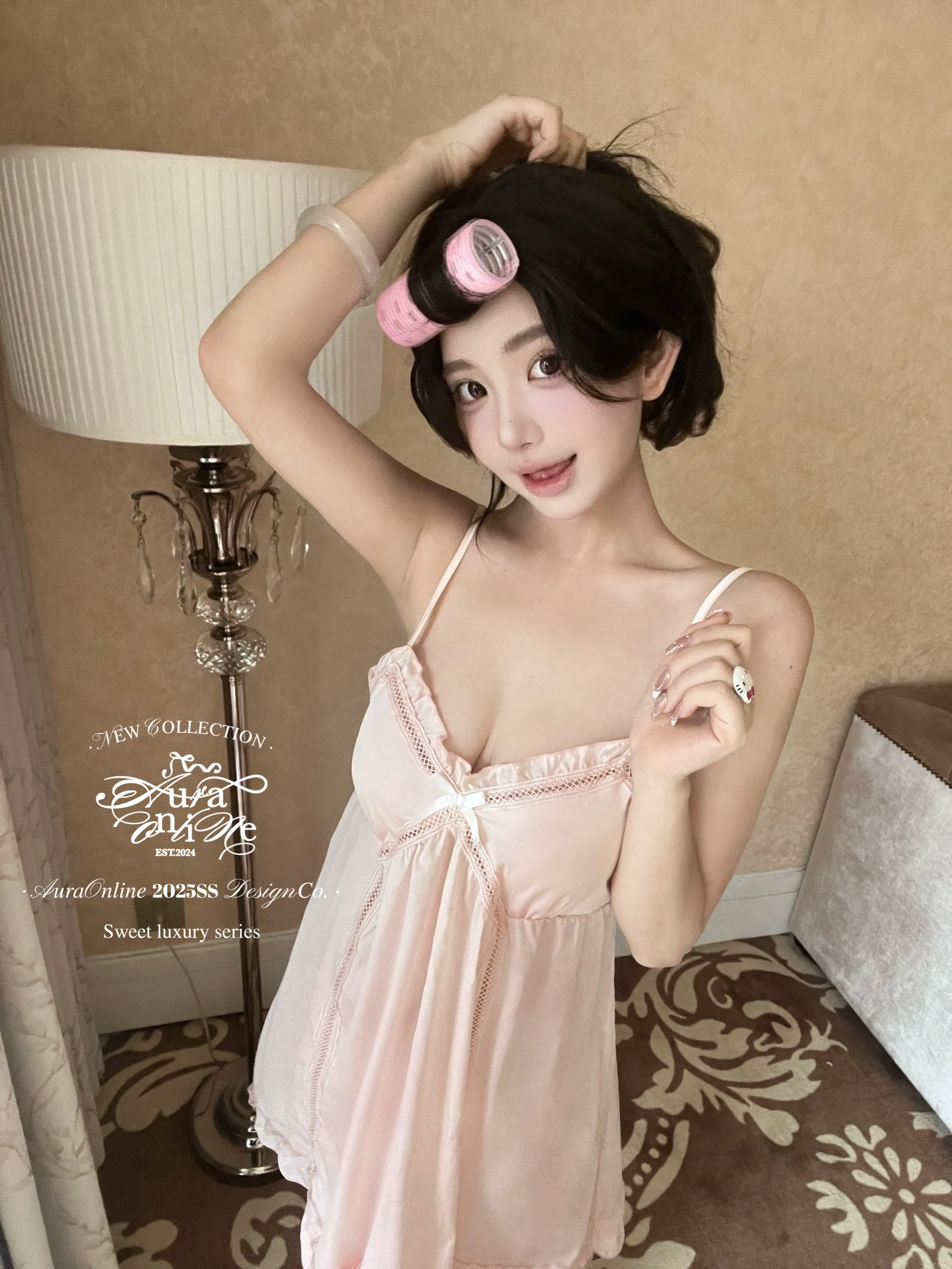 2025 Summer New Japanese Style Sexy Lace Patchwork Camisole Nightdress French Elegant Cool Breathable Sleepwear