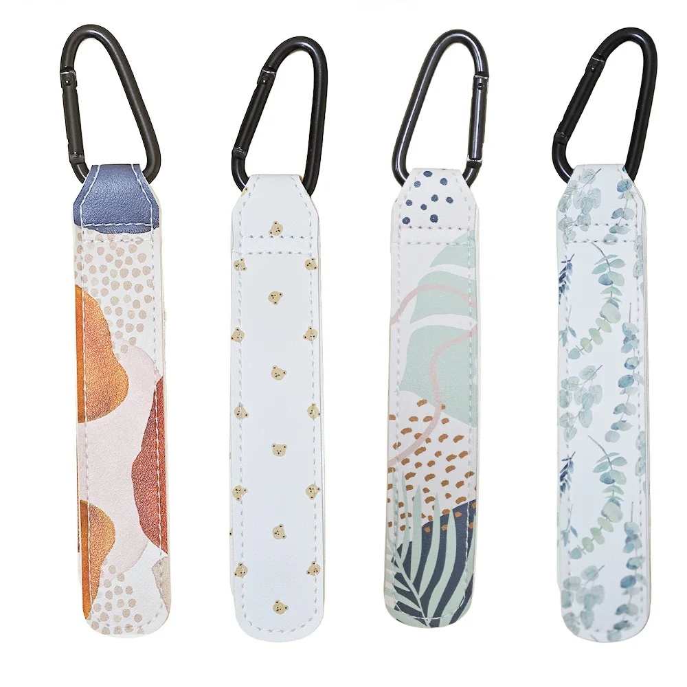 

1pcs PU Leather Baby Bag Stroller Hook Rotatable Cart Organizer Pram Hook Pram Degree Stroller Accessories