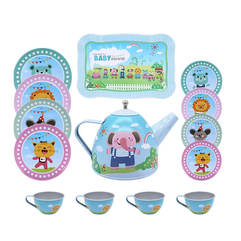 Simulation Tea Set Teapot Kitchen Afternoon Tea Pretend Play Toy Afternoon Tea Play Game Early Education Toys For Children Kids