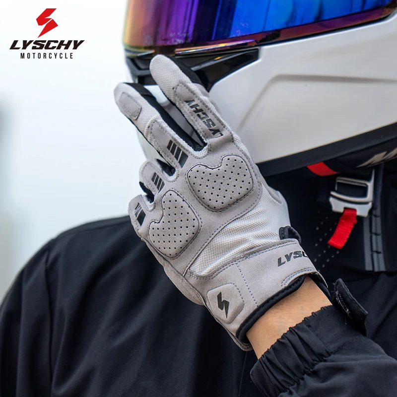 In Stock Women Touch Screen Breathable Anti-crash Motorcycle Long Finger Gloves for Motorcycle Electric Vehicle Driving Gloves