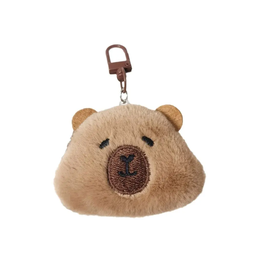 LLavero de felpa de capibara de algodón PP, colección de muñecos de peluche de Capibala suaves y esponjosos, cómodo colgante para mochila Kapibala Unisex