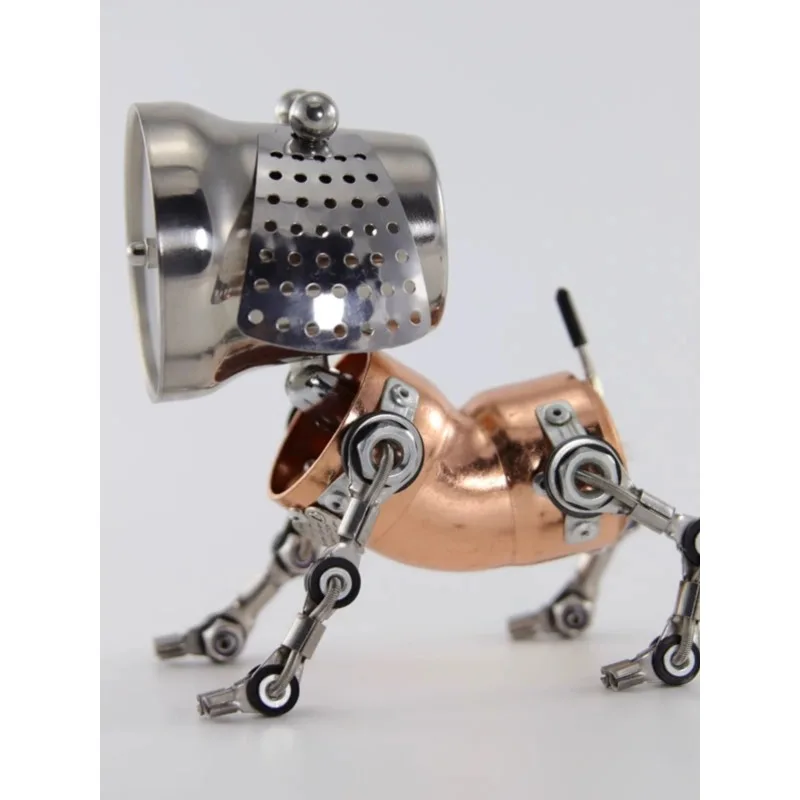 Creative Computer Desktop Ambience Light Handmade Punk Robot Dog Personality Fashion  Living Room Decoration