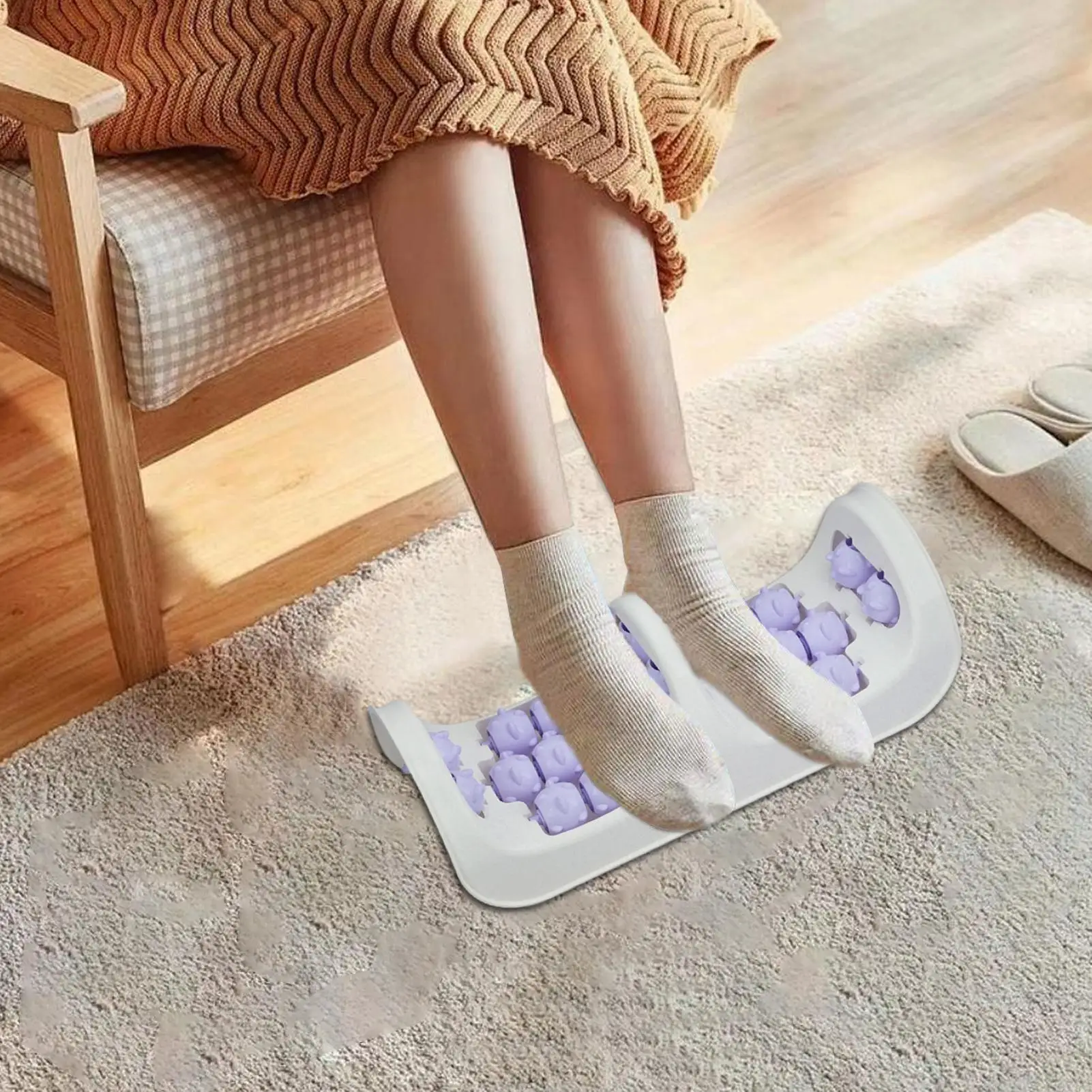 مدلك قدم الأسطوانة مدلك قدم أداة العضلات الأسطوانة المحمولة لتخفيف الضغط الساق الصحة سبا يوم أمي أبي المسنين الرعاية المنزل #2