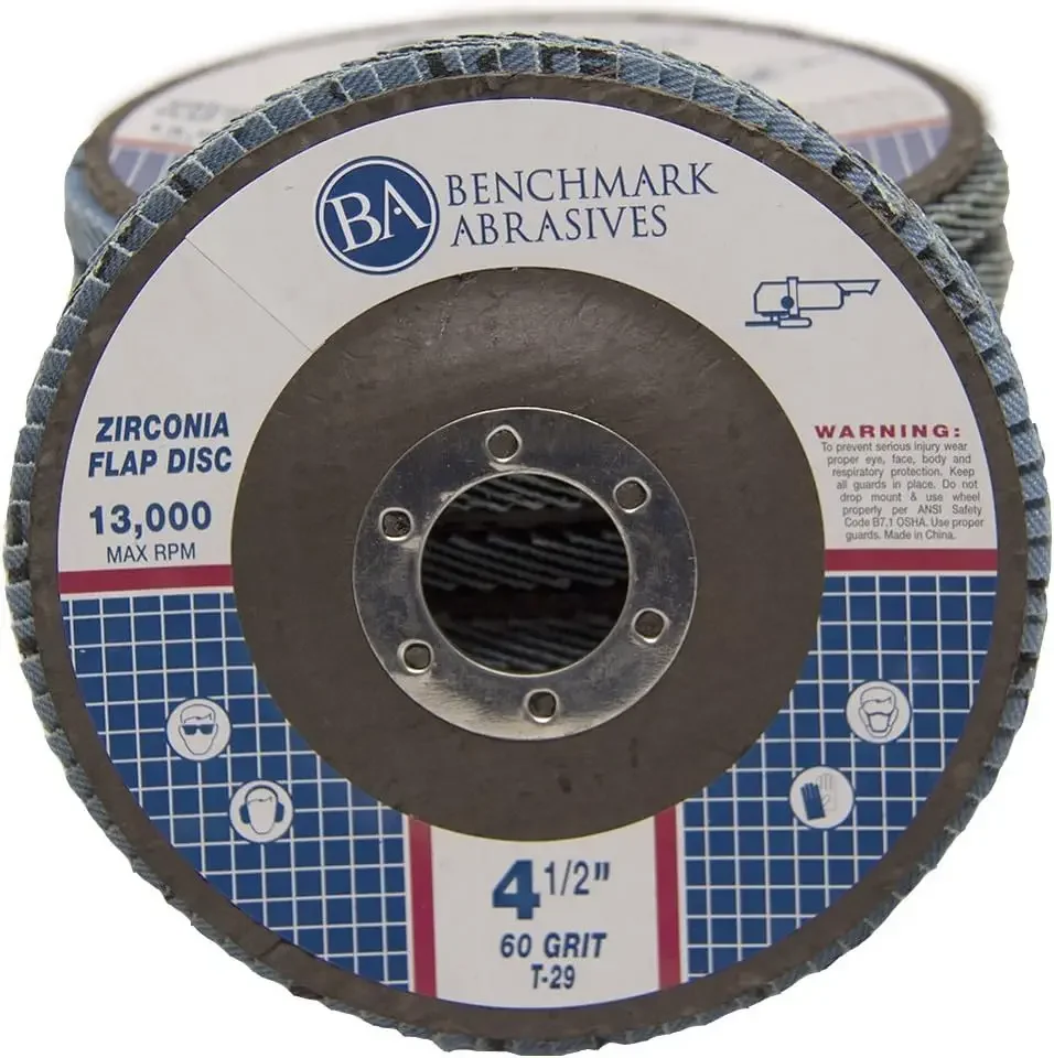 messen 4,5" x 7/8" Premium Zirkonia Type 29 Flap Discs 4 1/2 voor haakse slijper, schuurschijven, afwerking - slijpschijven 4 1