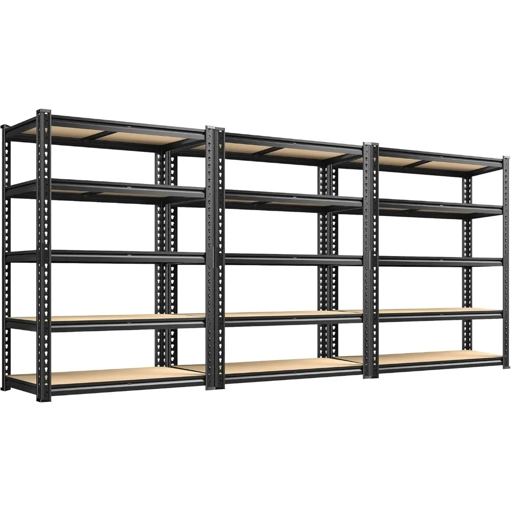 

2020LBS Storage Shelves5Tier Garage Shelving Heavy Duty Adjustable Garage Shelves,Utility Rack Shelf,Shelving Units for Storage