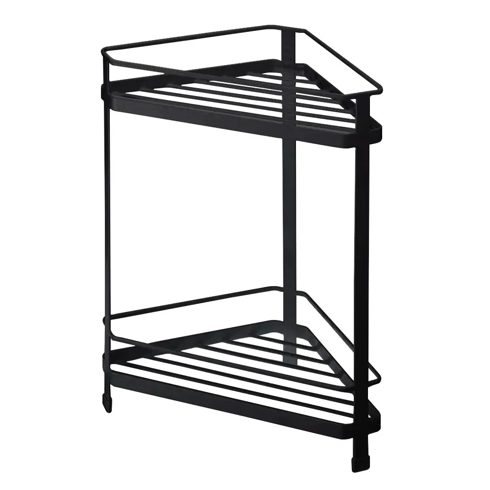 

Fan-Shaped Floor Racks Tripod Storage Racks Kitchen Bathroom Fan-Shaped Corner Triangle Racks Multi-Layer Storage Shelf