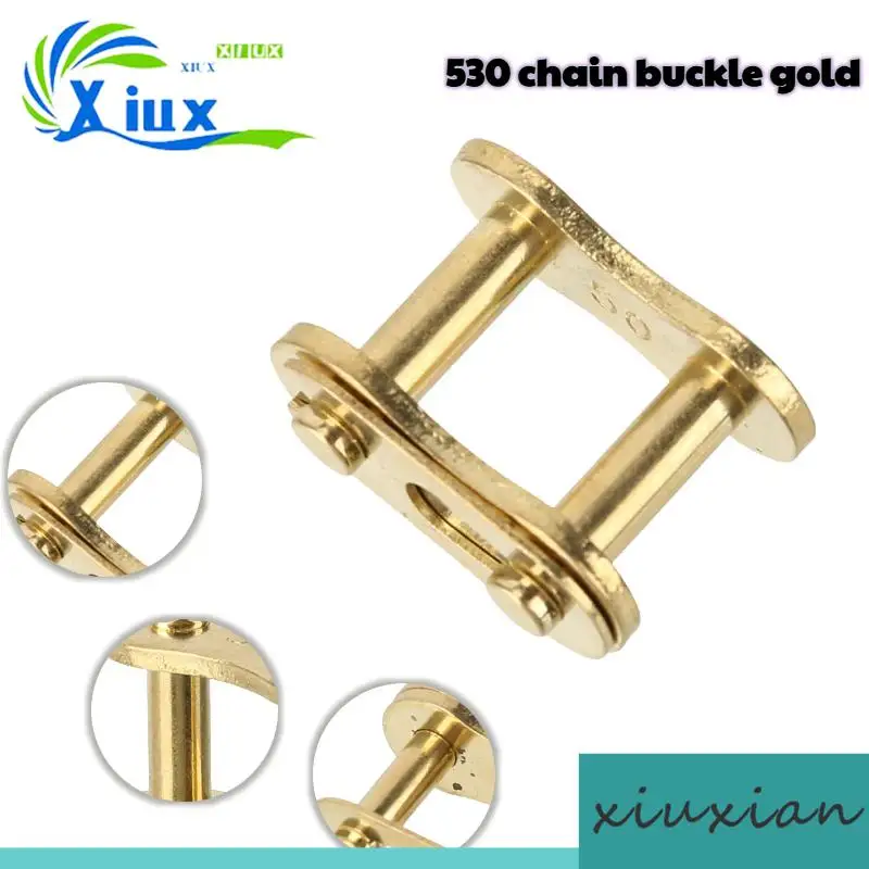 

Золотая пряжка цепи мотоцикла 530, четырехколесный привод ATV, скутер, аксессуары для мотоциклов