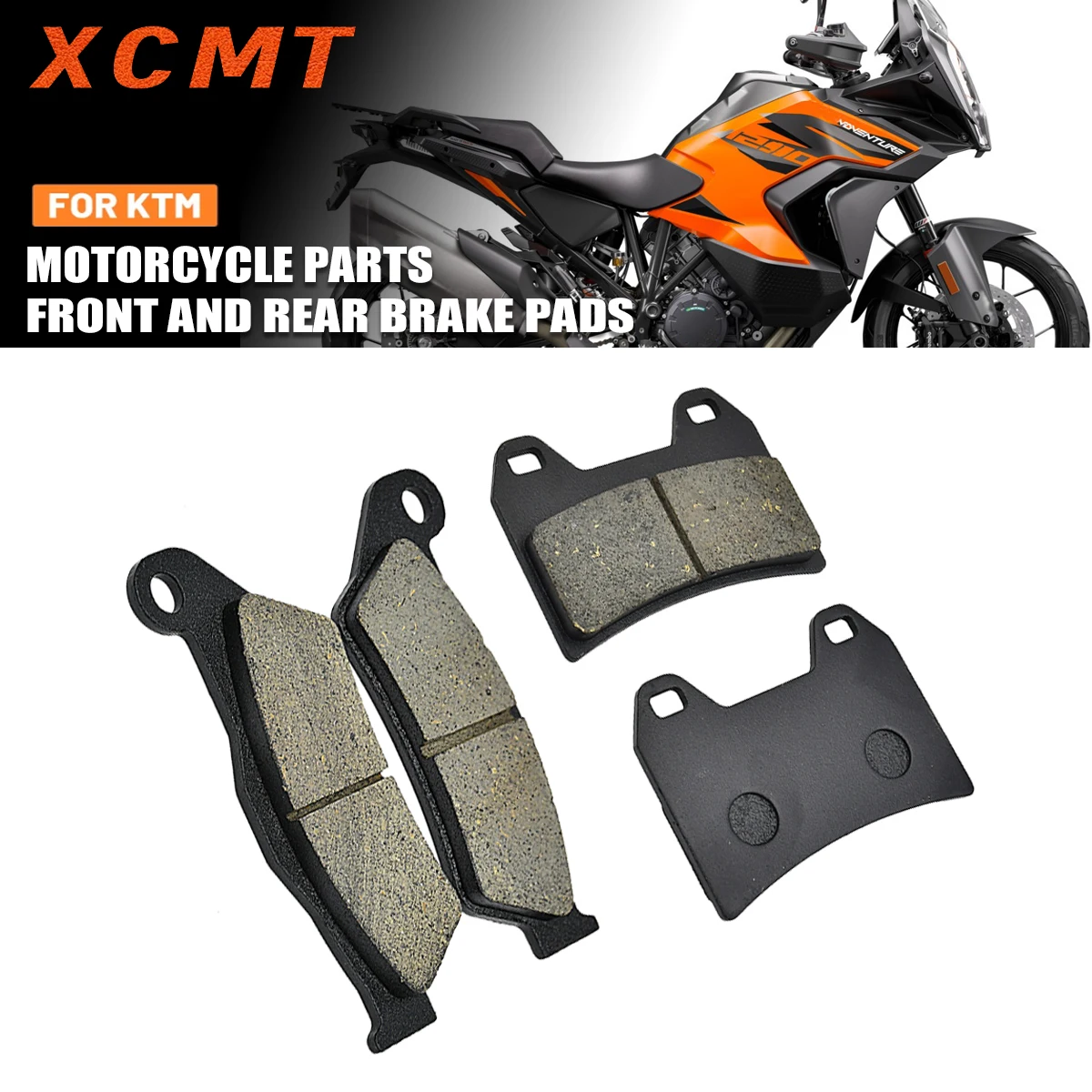 Motorcycle Front and Rear Brake Pads For KTM 790-1290 Super/Adventure S R Rally Inc L 2015-2021 For CF Moto 800 MT Touring Sport