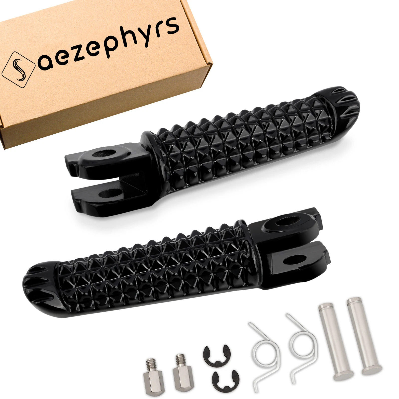 Motorcycle accessories front and rear foot pedals rider passenger foot pedals suitable for Yamaha YZF-R1M R1S R1 LE VMX1700 GP - Image 3